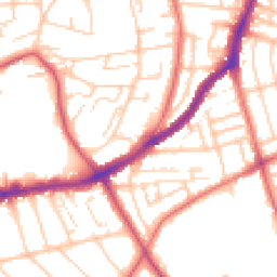 Daytime road noise heatmap for CH43 5XQ