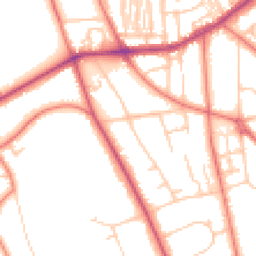 Daytime road noise heatmap for CH43 6TP