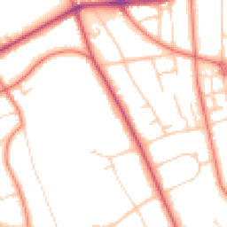 Daytime road noise heatmap for CH43 6TT