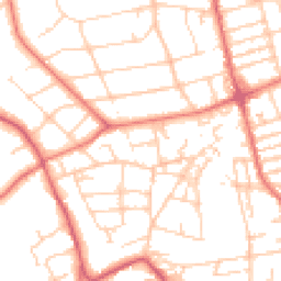 Daytime road noise heatmap for CH43 6UA