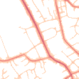 Daytime road noise heatmap for CH43 6UX