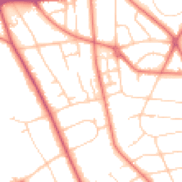 Daytime road noise heatmap for CH43 6UY