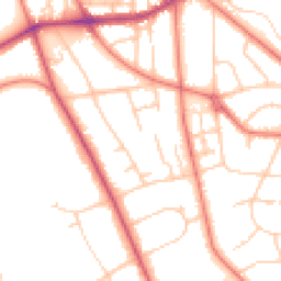 Daytime road noise heatmap for CH43 6WD