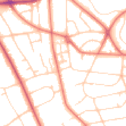 Daytime road noise heatmap for CH43 6XA