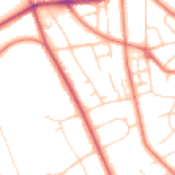 Daytime road noise heatmap for CH43 6XE