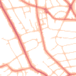 Daytime road noise heatmap for CH43 6XP