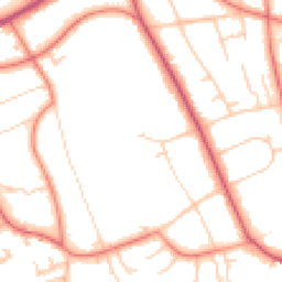 Daytime road noise heatmap for CH43 6XQ