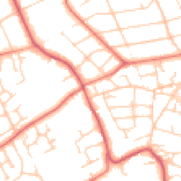 Daytime road noise heatmap for CH43 6YA