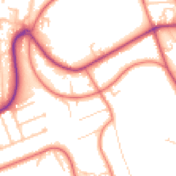 Daytime road noise heatmap for CH43 7FJ