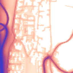 Daytime road noise heatmap for CH43 7NJ
