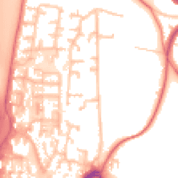 Daytime road noise heatmap for CH43 7QW