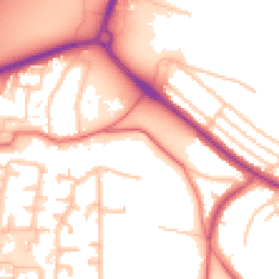 Daytime road noise heatmap for CH43 7QY