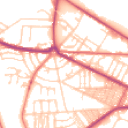 Daytime road noise heatmap for CH43 7RR