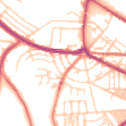 Daytime road noise heatmap for CH43 7SJ
