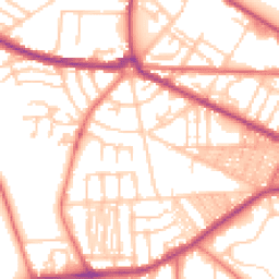 Daytime road noise heatmap for CH43 7SX