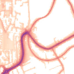Daytime road noise heatmap for CH43 7XE
