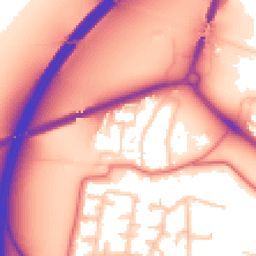 Daytime road noise heatmap for CH43 7XG