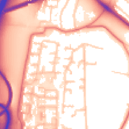Daytime road noise heatmap for CH43 7XY