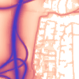Daytime road noise heatmap for CH43 7YJ