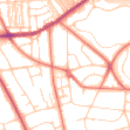 Daytime road noise heatmap for CH43 8SD