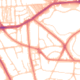 Daytime road noise heatmap for CH43 8SH