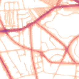 Daytime road noise heatmap for CH43 8SJ