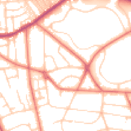 Daytime road noise heatmap for CH43 8SN