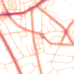 Daytime road noise heatmap for CH43 8ST