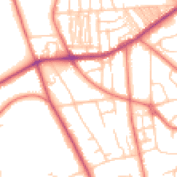 Daytime road noise heatmap for CH43 8SU