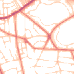 Daytime road noise heatmap for CH43 8SW