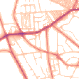 Daytime road noise heatmap for CH43 8SX