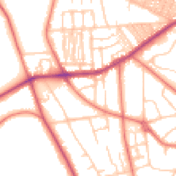 Daytime road noise heatmap for CH43 8TD