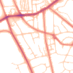 Daytime road noise heatmap for CH43 8TH