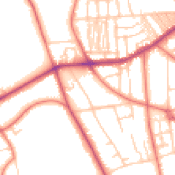 Daytime road noise heatmap for CH43 8TL