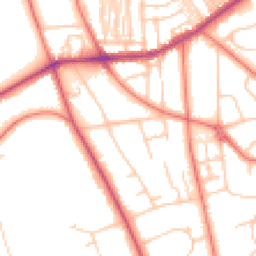 Daytime road noise heatmap for CH43 8TN