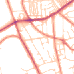 Daytime road noise heatmap for CH43 8TW