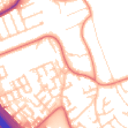 Daytime road noise heatmap for CH43 9JB