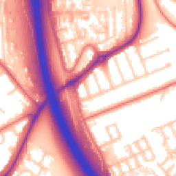 Daytime road noise heatmap for CH43 9SB