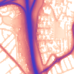 Daytime road noise heatmap for CH43 9XP