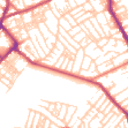 Daytime road noise heatmap for CH44 0AH