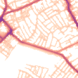 Daytime road noise heatmap for CH44 0AQ