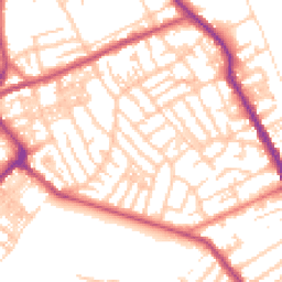 Daytime road noise heatmap for CH44 0AU