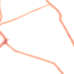 Night-time road noise heatmap for CH44 0AU