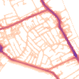 Daytime road noise heatmap for CH44 0BA