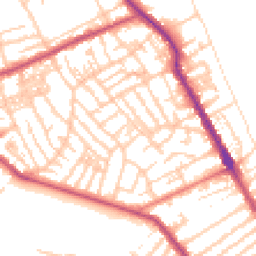 Daytime road noise heatmap for CH44 0BB