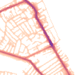 Daytime road noise heatmap for CH44 0GA