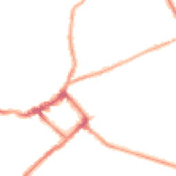 Night-time road noise heatmap for CH44 1AB