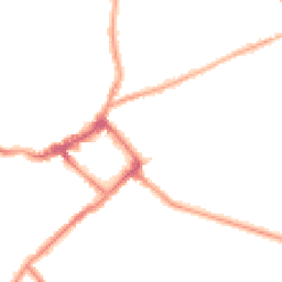 Night-time road noise heatmap for CH44 1AJ