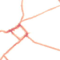 Night-time road noise heatmap for CH44 1AR