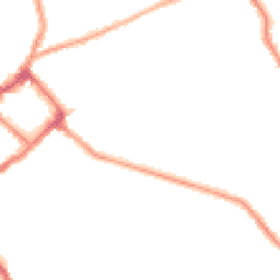 Night-time road noise heatmap for CH44 1AU